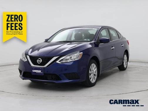 Blue 2019 Nissan Sentra SV
