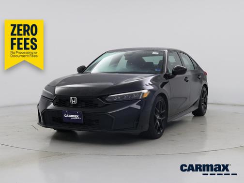 Black 2025 Honda Civic Sport