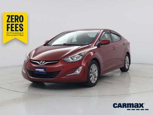 Red 2015 Hyundai ELANTRA SE