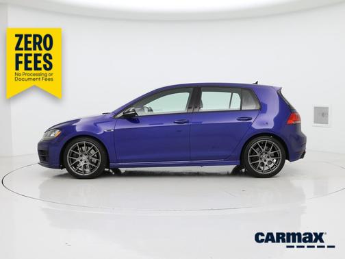 Blue 2017 Volkswagen Golf R