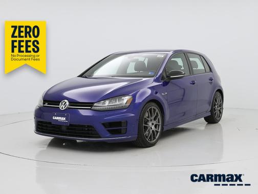 Blue 2017 Volkswagen Golf R