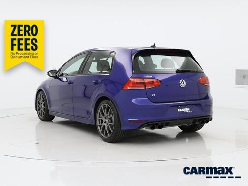 Blue 2017 Volkswagen Golf R