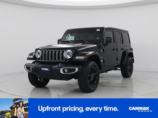 Black 2024 Jeep Wrangler 4xe Sahara