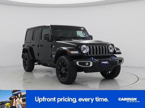 Black 2024 Jeep Wrangler 4xe Sahara