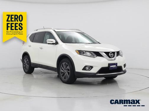 White 2016 Nissan Rogue SL