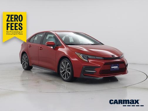 Red 2021 Toyota Corolla SE