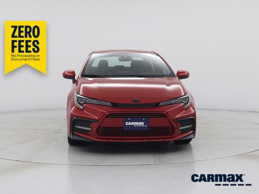 Red 2021 Toyota Corolla SE