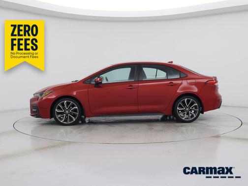Red 2021 Toyota Corolla SE