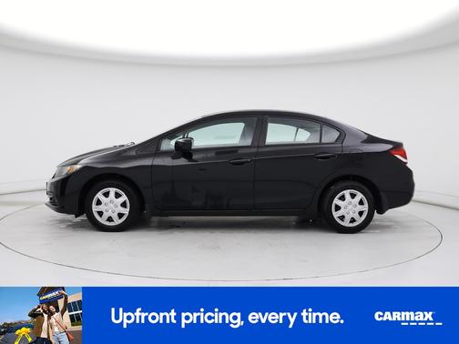 Black 2015 Honda Civic LX
