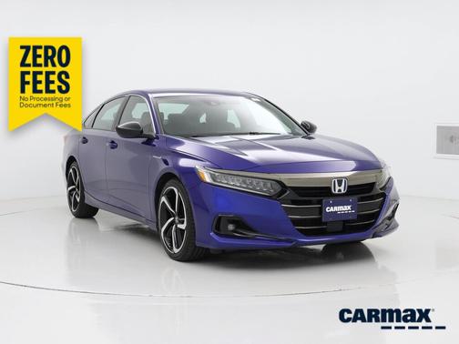 Blue 2022 Honda Accord Hybrid Sport