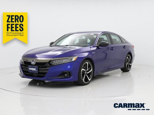 Blue 2022 Honda Accord Hybrid Sport