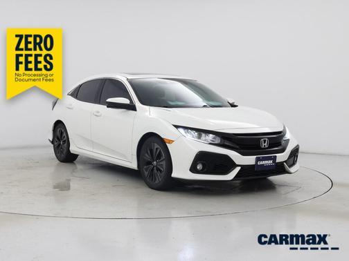 White 2019 Honda Civic EX