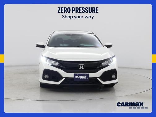 White 2019 Honda Civic EX