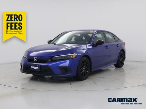 Blue 2024 Honda Civic Sport