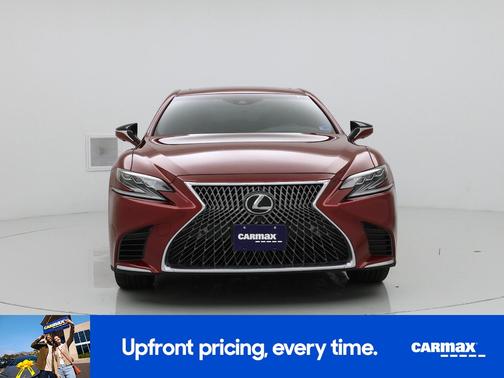Red 2018 Lexus LS 500