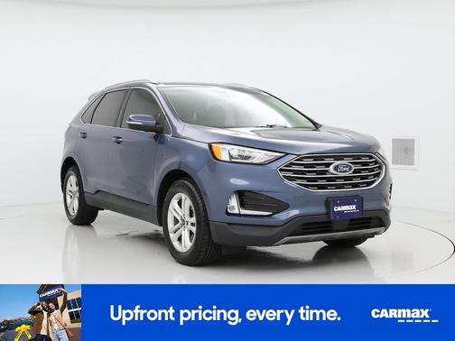 Blue 2019 Ford Edge SEL