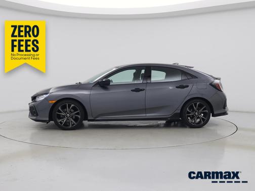 Gray 2018 Honda Civic Sport