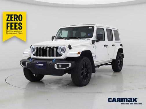 White 2024 Jeep Wrangler 4xe Sahara