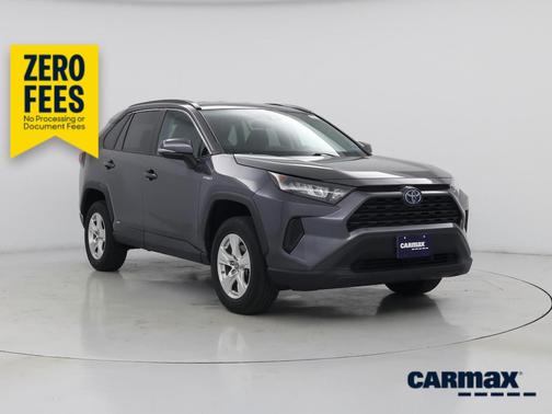 Gray 2021 Toyota RAV4 Hybrid LE