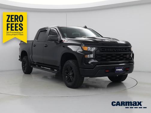 Black 2024 Chevrolet Silverado 1500 Custom Trail Boss