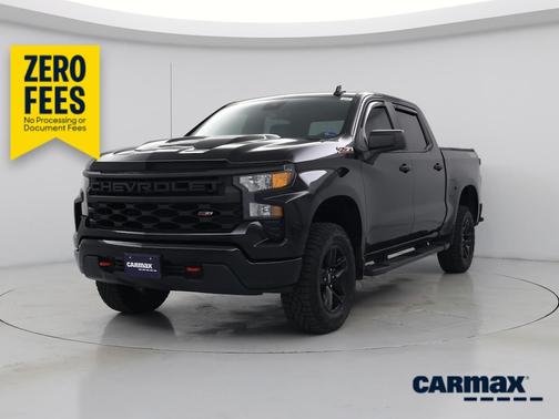 Black 2024 Chevrolet Silverado 1500 Custom Trail Boss
