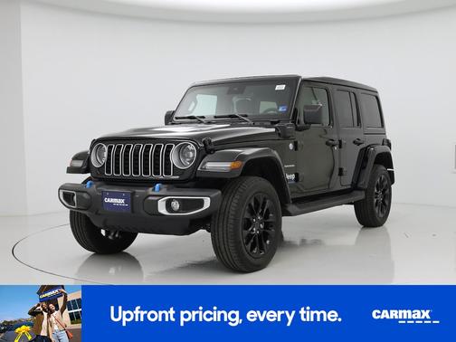 Black 2024 Jeep Wrangler 4xe Sahara