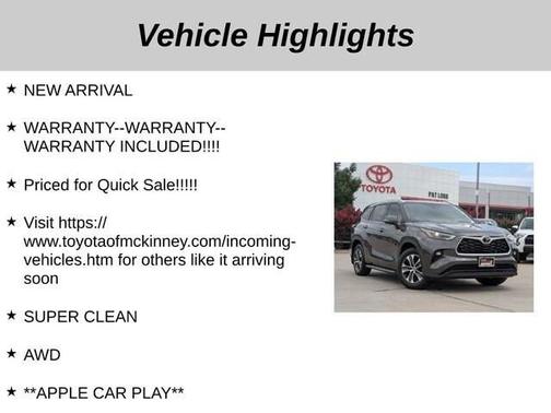 2022 Toyota Highlander XLE