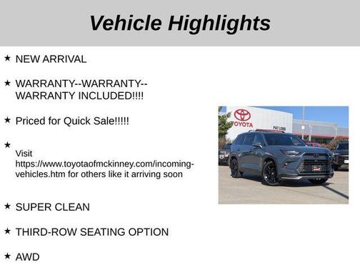 2024 Toyota Grand Highlander Hybrid Limited MAX