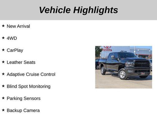 2024 RAM 2500 Tradesman Crew Cab 4x4 6'4' Box