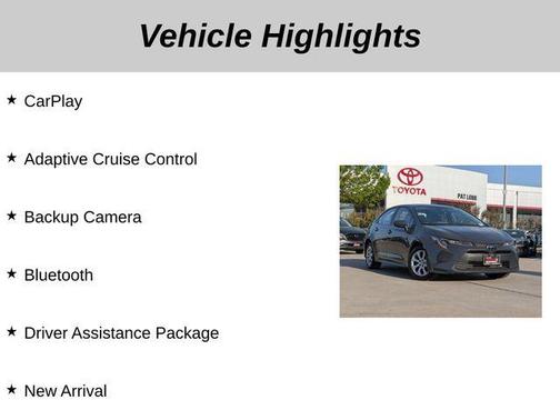 Underground 2024 Toyota Corolla LE