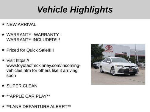 2023 Toyota Camry LE