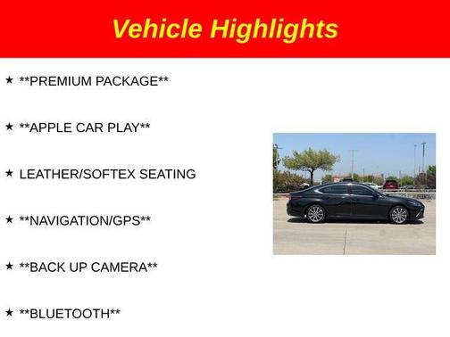2019 Lexus ES 350 350