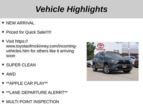 2022 Toyota RAV4 Hybrid LE