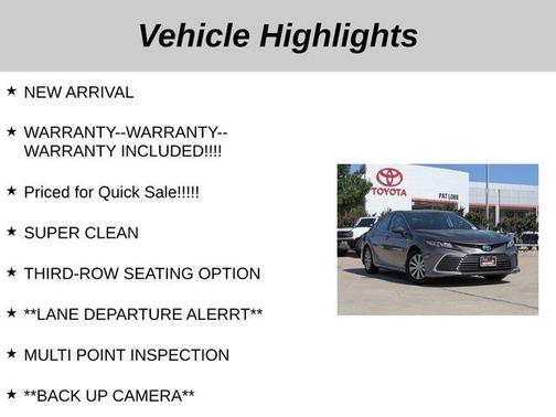 2021 Toyota Camry Hybrid LE