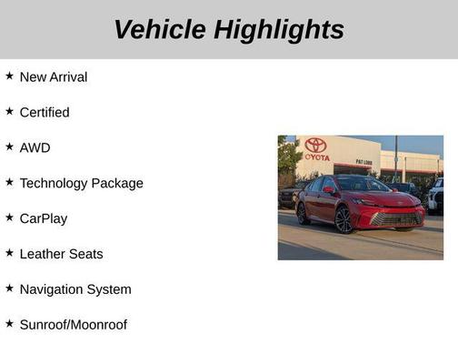 2025 Toyota Camry XLE