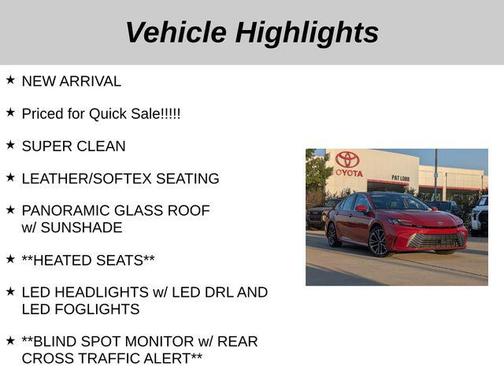 2025 Toyota Camry XLE