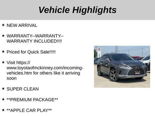 2022 Lexus RX 350 Base