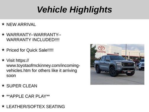 2023 Nissan Frontier PRO-X