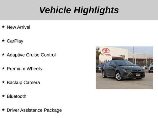 2025 Toyota Corolla LE