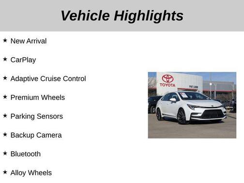 2025 Toyota Corolla SE