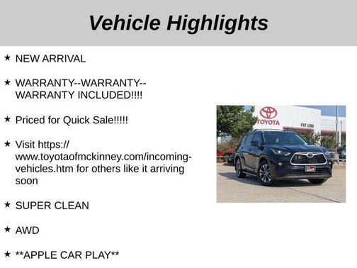 2024 Toyota Highlander XLE