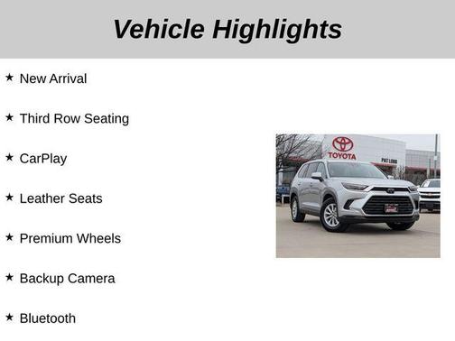 2025 Toyota Grand Highlander XLE