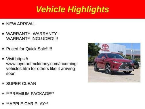 2022 Lexus RX 350 Base