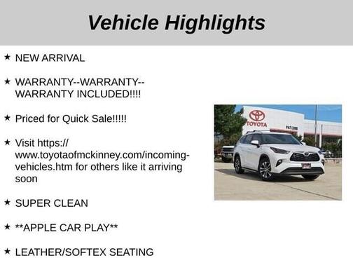 2023 Toyota Highlander XLE