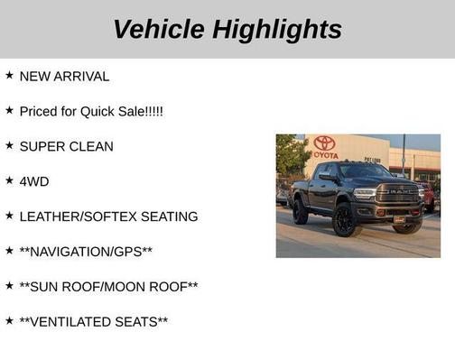 2021 RAM 3500 Laramie Crew Cab 4x4 6'4' Box