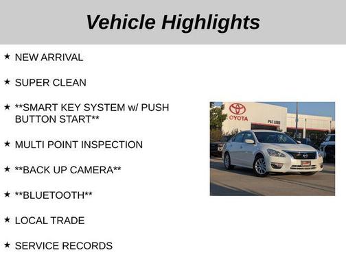 2014 Nissan Altima 2.5 S