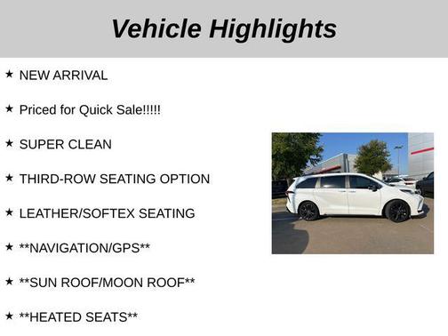 2024 Toyota Sienna XSE 7 Passenger