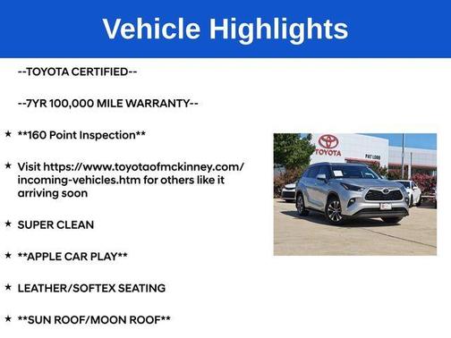 2022 Toyota Highlander XLE