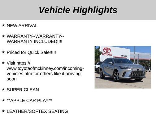 2024 Lexus RX 350 Premium