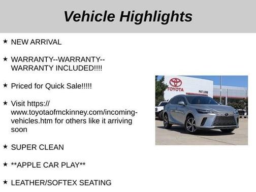 2024 Lexus RX 350 Premium